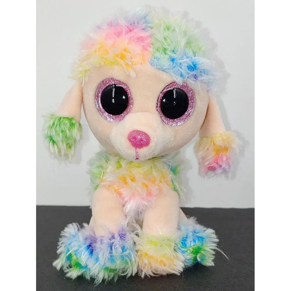 Ty Beanie Boo Dogs Tracey & Rainbow 6